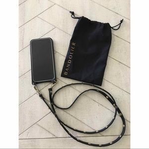 Bandolier black/gold phone case for iPhone 11